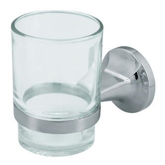 Spirella nástěnná sklenička na kartáčky LAGUNE, chromovaná ocel