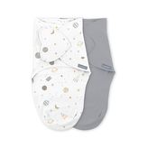 INGENUITY Zavinovačka SwaddleMe™  Ulitka bavlna Sunset space 2ks 0,5 TOG 0-3m