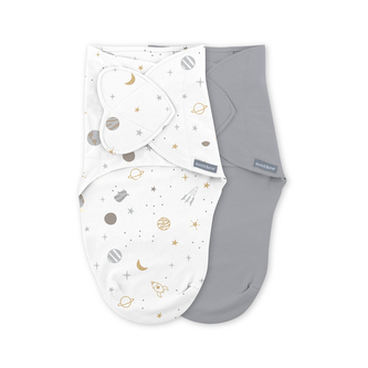 INGENUITY Zavinovačka SwaddleMe™  Ulitka bavlna Sunset space 2ks 0,5 TOG 0-3m