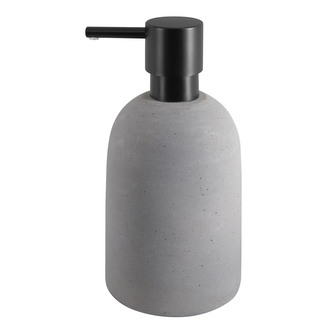 Spirella dávkovač mýdla GEMMA, šedý, keramika, 500 ml