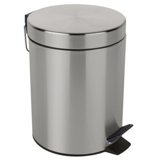 Spirella pedálový odpadkový koš SYDNEY, kartáčovaná nerez ocel, 3 L