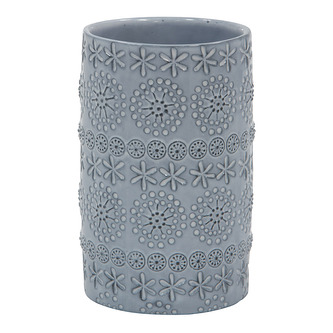 Spirella kelímek na kartáčky RELIEF, šedý, porcelán