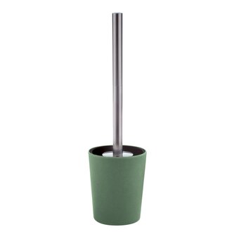 Spirella WC štětka TAKEO, s bazalkově zelenou nádobou z bambusových vláken
