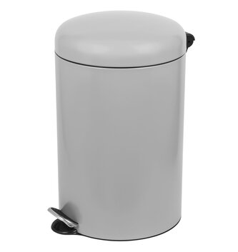 Pedálový odpadkový koš Doman Freedom Fresh 20 l, lakovaná ocel, šedá