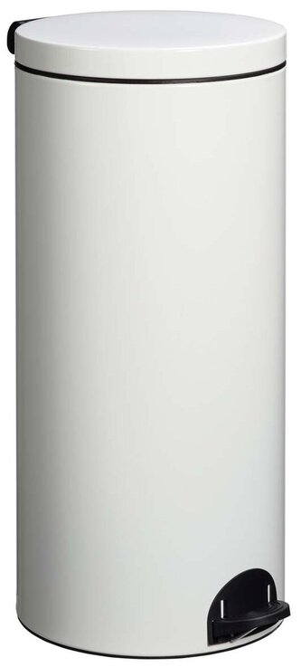 Pedálový koš Rossignol Elora 90233, 30 L, bílý, RAL 9016