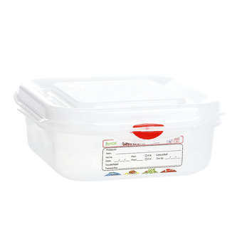Denox gastronádoba GN1/6 s víkem GASTRONOX, 65 mm, polypropylen, objem 1,1 L, hermetická