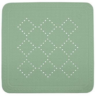 Spirella protiskluzová podložka do sprchy ALASKA, mechově zelená, PVC, 55 x 55 cm