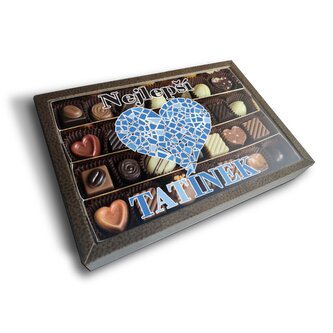 Pralinky Nejlepší tatínek: 28 ks pralinek