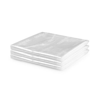 Sada 3 ks průhledných přepravních obalů na dlouhý oblek Compactor - 65 x 140 cm
