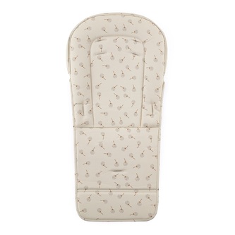 PETITE&MARS Potah sedáku a podnos k dětské židličke Gusto Beige Dandelions