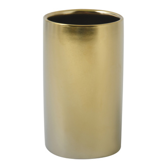 Spirella kelímek na kartáčky TUBE-Matt, matně zlatý, keramika