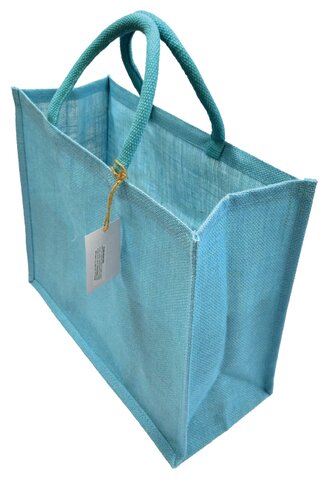 Nákupní taška JUTA 32x40x18 modrá