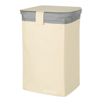 Spirella koš na prádlo CLASSIC L, bílý, polyester, 50 L