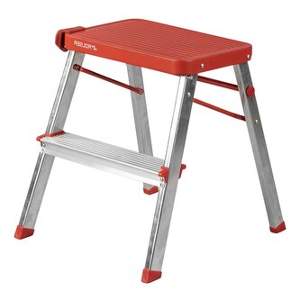 Rolser domácí skládací schůdky Taburete, 2 stupně, oranžové