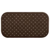 MSV protiskluzová podložka do vany CLASS Premium, hnědá, SBS kaučuk, 36 x 76 cm