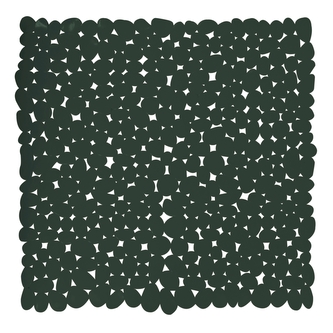 MSV protiskluzová podložka do sprchy GALETS, tmavě zelená, PVC, 53 x 53 cm