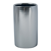 Spirella kelímek na kartáčky TUBE-Matt, matně stříbrný, keramika