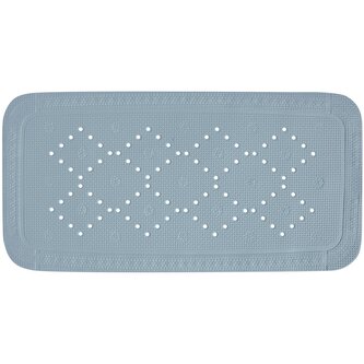 Spirella protiskluzová podložka do vany ALASKA, světle šedá, PVC, 71 x 36 cm