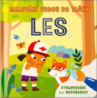 Malování vodou do tašky Les