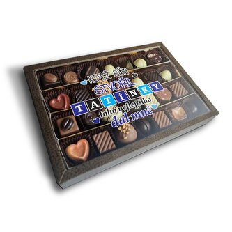 Pralinky Když Bůh stvořil tatínky: 28 ks pralinek