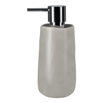 Spirella dávkovač mýdla SINA, šedo-hědý, keramika, 350 ml
