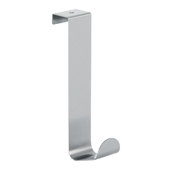 Spirella závěsný háček na dveře LIFT, kartáčovaná nerez ocel, 19 mm