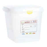 Denox gastronádoba GN1/6 s víkem GASTRONOX, 150 mm, polypropylen, objem 2,6 L, hermetická
