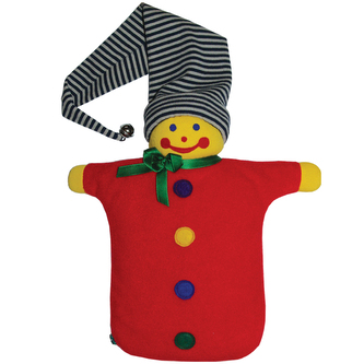 Dětský termofor Hugo Frosch Eco Junior Comfort – plyšový maňásek kašpárek