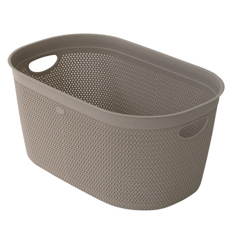 Belli E Forti koš na prádlo RATA, světle hnědý, plast, 60 L