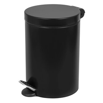 Pedálový odpadkový koš Freedom Fresh 3 l, lakovaná ocel, černá