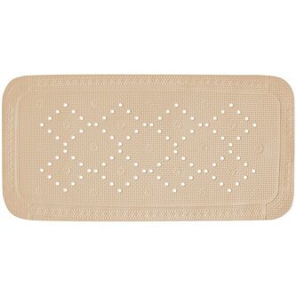 Spirella protiskluzová podložka do vany ALASKA, béžová, PVC, 71 x 36 cm