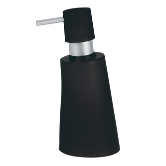 Spirella dávkovač mýdla MOVE, černý, plast, 300 ml