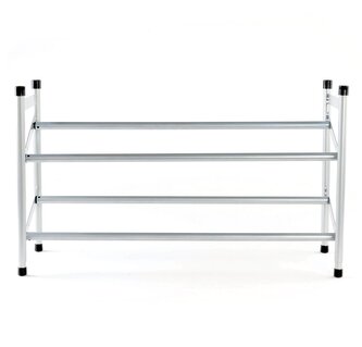 Dvoupatrový botník Compactor Stilito na 6-12 párů bot - rozšířitelný 62-117 x 23 x 35 cm