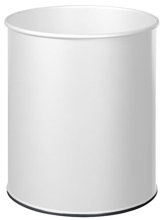Odpadkový koš Rossignol Appy 50143, 30 L, ocelový, bílý, RAL 9016