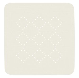 Spirella protiskluzová podložka do sprchy ALASKA, bílá, PVC, 55 x 55 cm