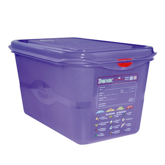 Denox gastronádoba GN1/3 s víkem GASTRONOX ALLERGEN, 150 mm, PP, objem 6 L, hermetická