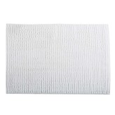 MSV koupelnová předložka CHENILLE, bílá, mikrovlákno, protiskluzová, 40 x 60 cm