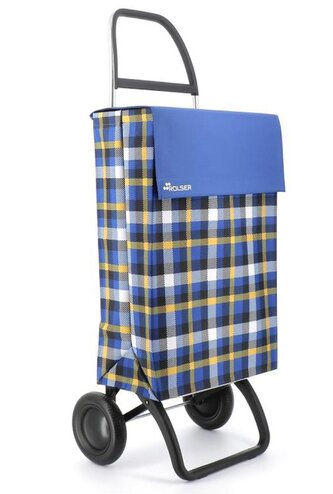 Rolser Jean Scottish 2, nákupní taška na kolečkách, modrá