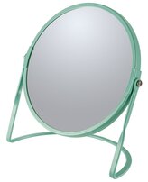 Spirella kosmetické zvětšovací zrcátko AKIRA, matná zelená, ocel