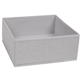 Organizér Compactor BOSTON L - 28 x 28 x 12 cm, šedý