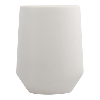 Elements by Spirella kelímek na zubní kartáčky ESSOS, matně bílý, keramika