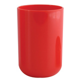 MSV kelímek na zubní kartáčky INAGUA, červený, plast