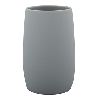 MSV kelímek na zubní kartáčky ASTI, šedo-hnědý, plast