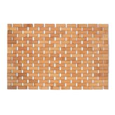 MSV bambusová koupelnová předložka ANNIKA, 42 X 64 cm, protiskluzová