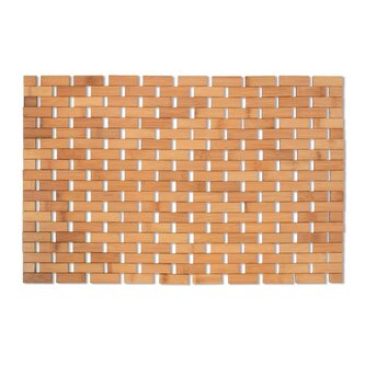 MSV bambusová koupelnová předložka ANNIKA, 42 X 64 cm, protiskluzová