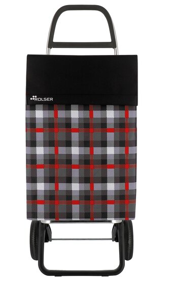 Rolser Jean Scottish 2, nákupní taška na kolečkách, šedá