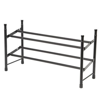 Dvoupatrový botník Compactor Stilito na 6-12 párů bot - rozšířitelný 62-117 x 23 x 35 cm