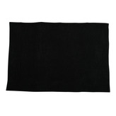 MSV koupelnová předložka CHENILLE, černá, mikrovlákno, protiskluzová, 60 x 90 cm