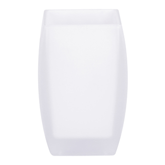 Spirella kelímek na kartáčky FREDDO, bílý, plast