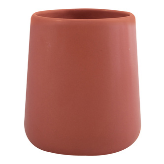 MSV kelímek na zubní kartáčky MAONIE, matná terakota, keramika